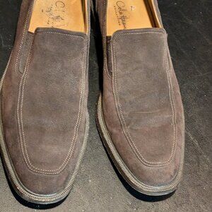 VGC Mens 11 Cole Haan Brown Suede Shoes Loafers Slip-ons